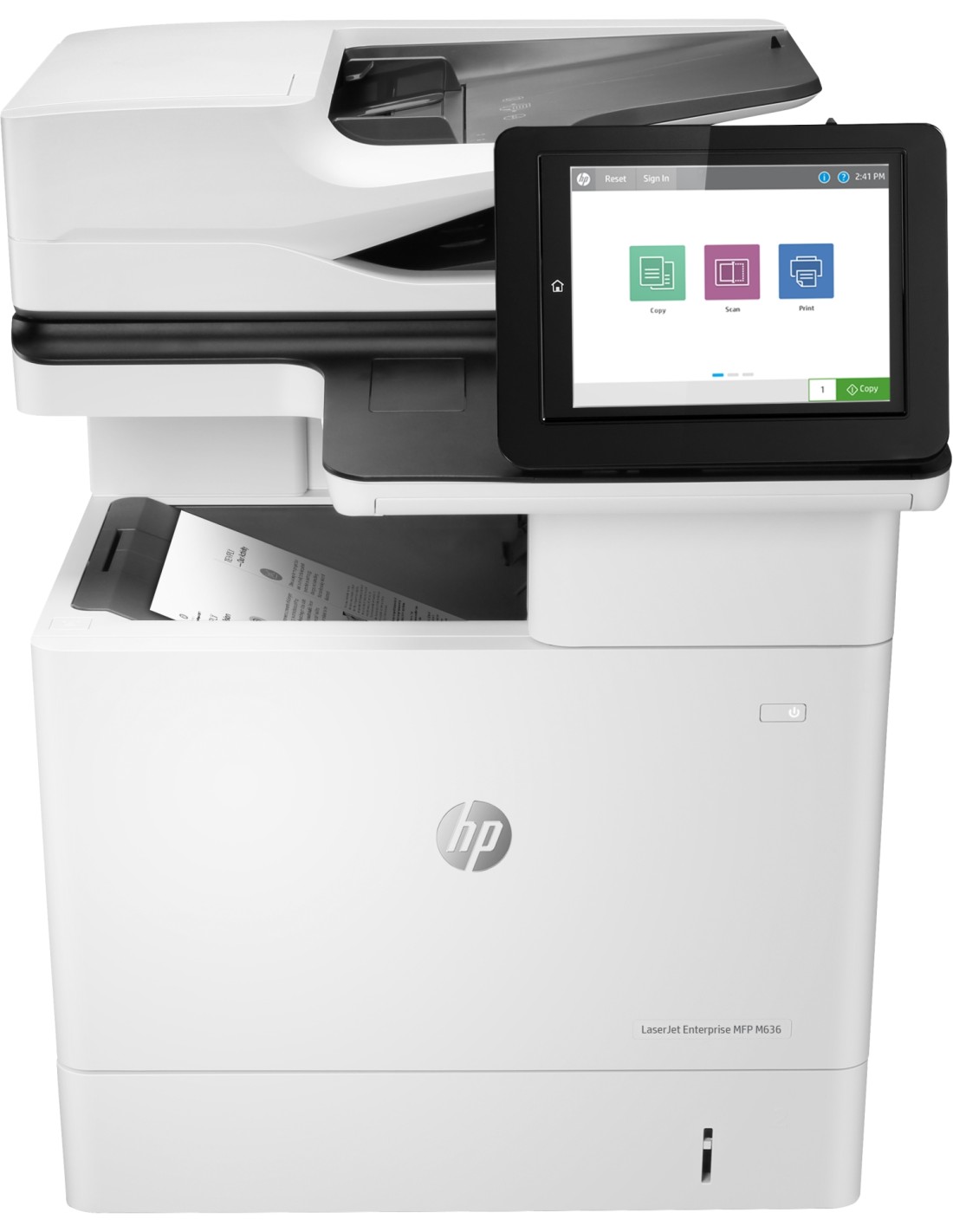 HP LaserJet Enterprise Impresora multifunción M636fh, Imprima, copie, escanee y envíe por fax, Escanear a correo electrónico Imp