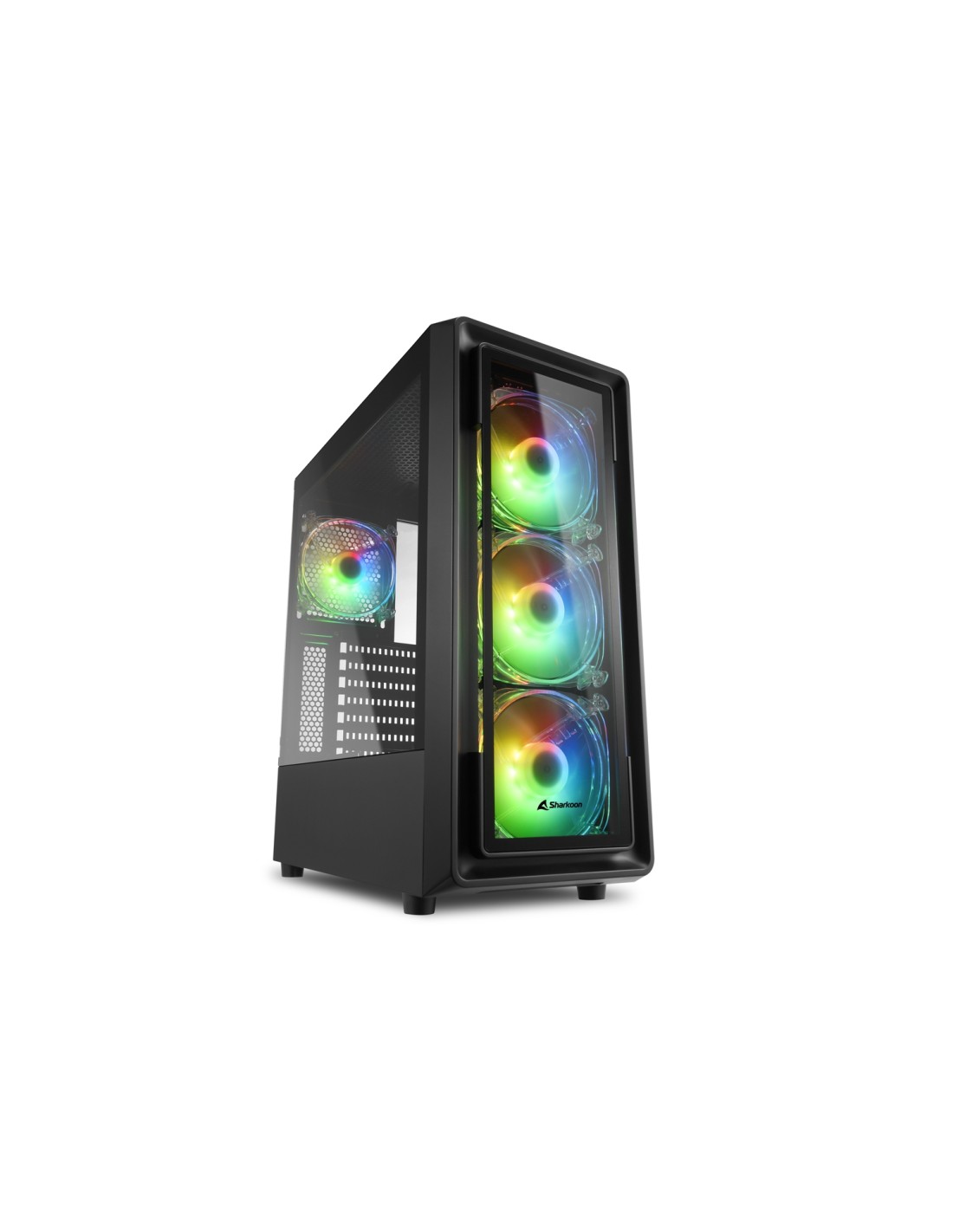 Sharkoon TK4 RGB Caja torre midi tower negro