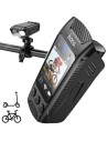 HOCO DV104 CÁMARA 4K BICICLETA MOTO CON PANTALLA Y LUZ LED