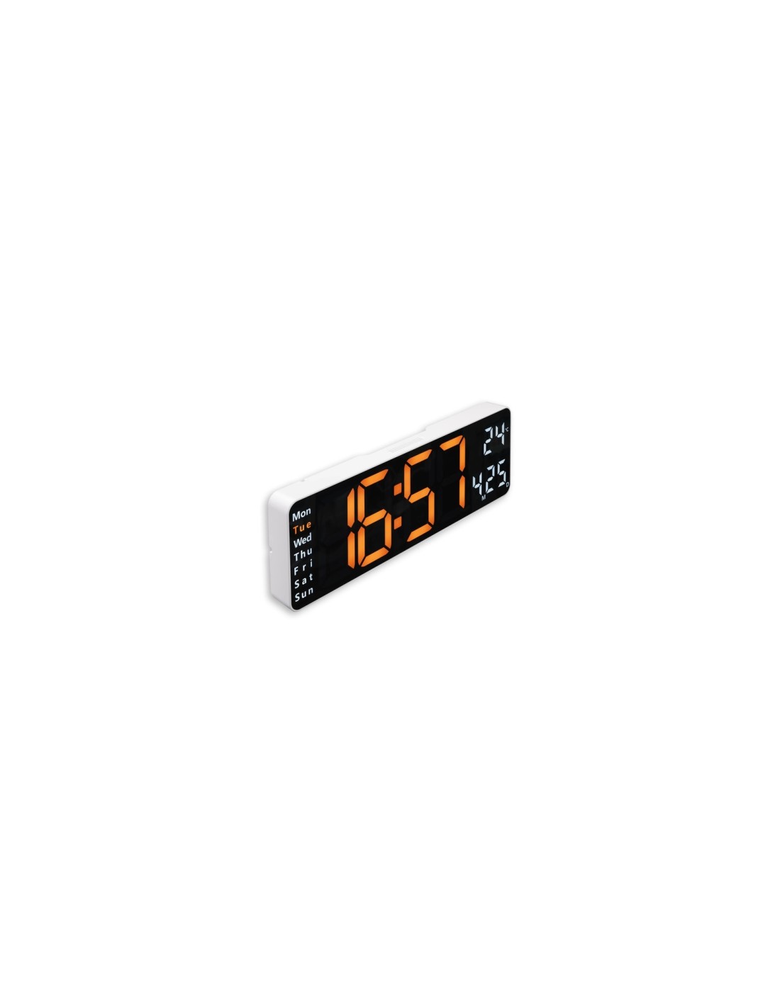 Hama Santa Cruz Reloj digital Rectángulo Negro