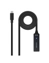 Nanocable 10.01.1311 cable USB USB 3.2 Gen 1 (3.1 Gen 1) 5 m USB C Negro
