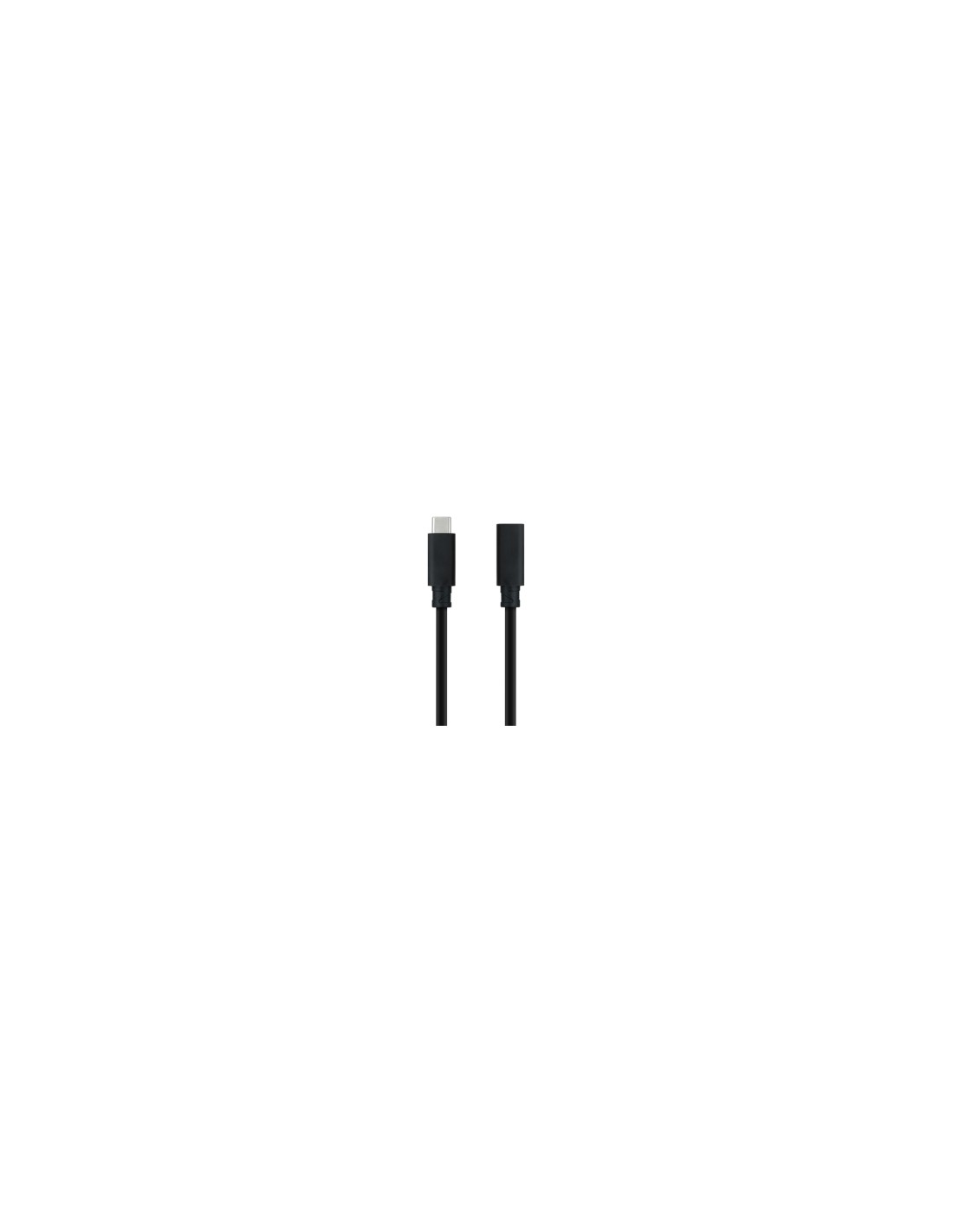 Nanocable 10.01.4500 cable USB USB 3.2 Gen 2x2 0,5 m USB C Negro