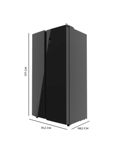 Frigor?fico Bolero CoolMarket SBS 559 Glass E 2