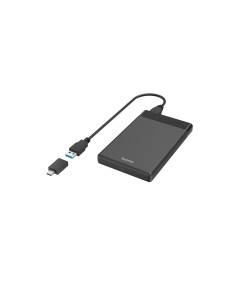Hama 00200760 caja para disco duro externo Carcasa de disco duro/SSD Negro 2.5"