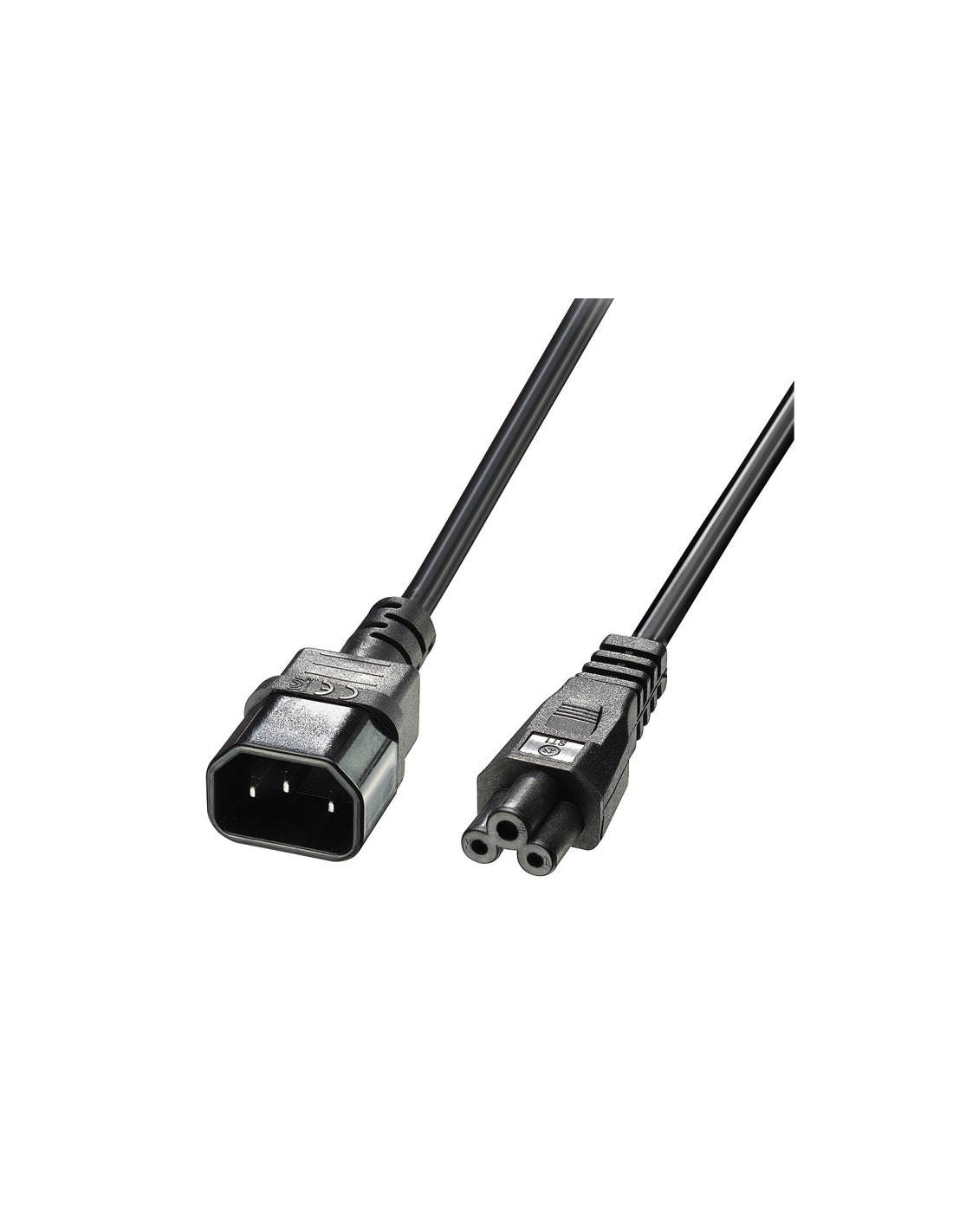 Lindy 30340 cable de transmisión Negro 1 m C14 acoplador C5 acoplador