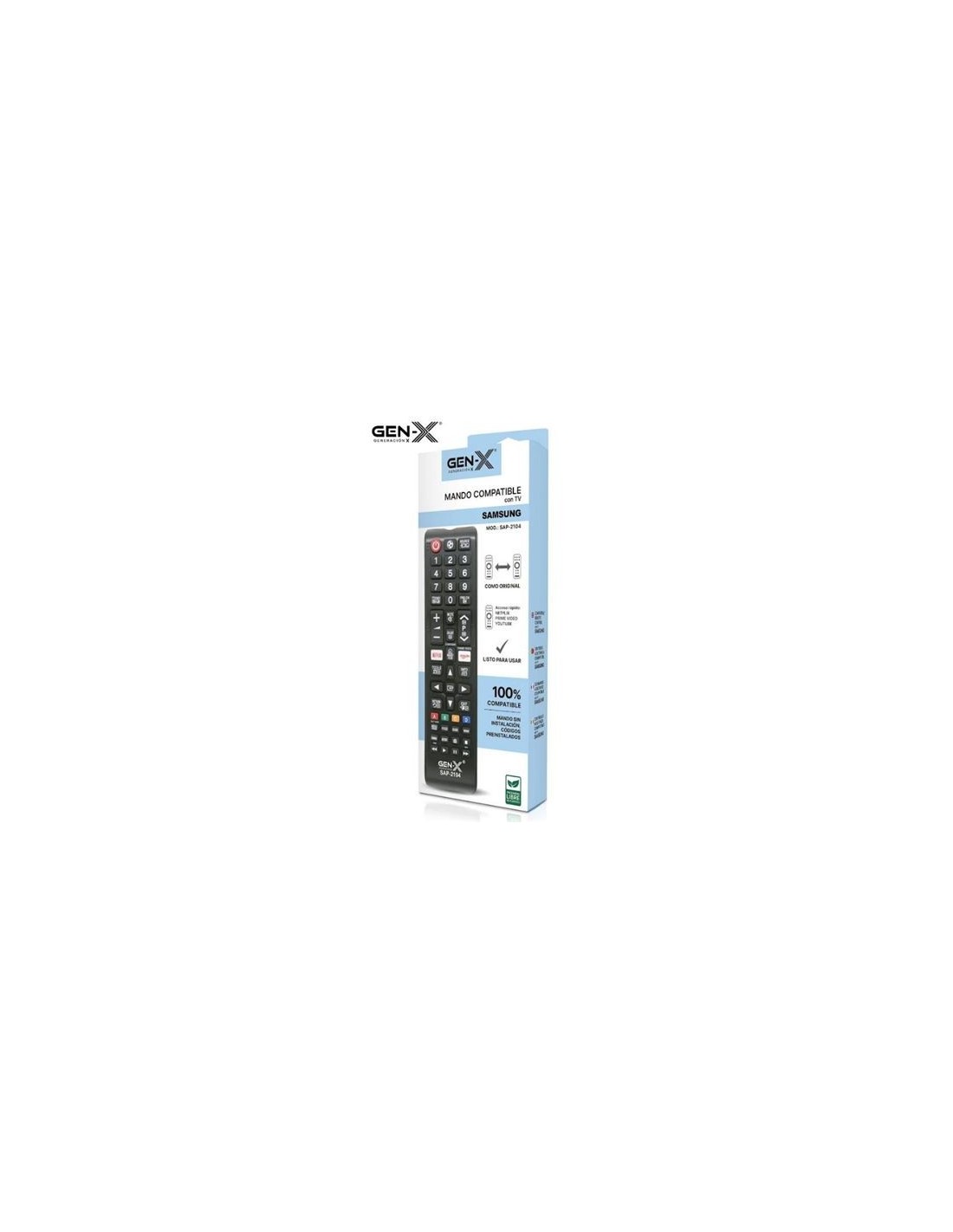 MANDO UNIVERSAL PEQUEÑO PARA TELEVISORES SAMSUNG