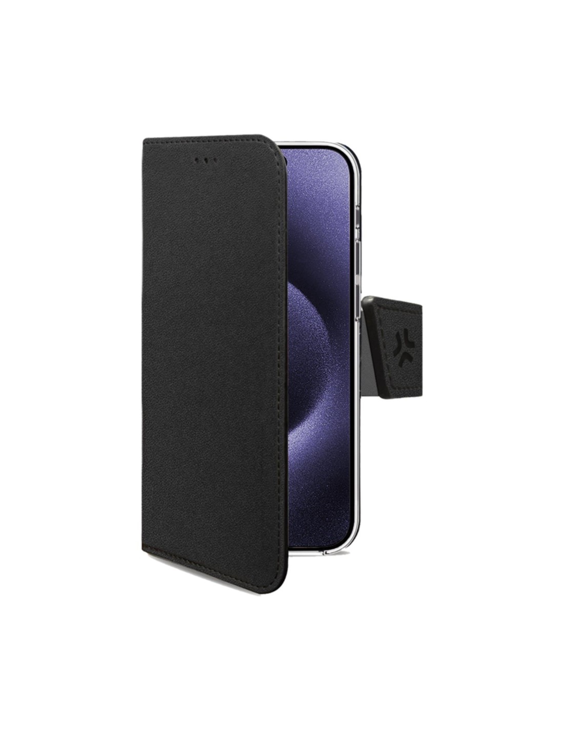 Celly WALLY1081 funda para teléfono móvil 17,5 cm (6.9") Funda cartera Negro