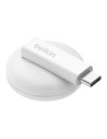 Belkin BoostCharge Reloj inteligente Blanco USB Cargador inalámbrico Carga rápida Interior, Exterior