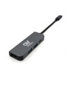 DOCK HUB ONEWAY USB-C 4 EN 1 HDMI 4K + 2SB 3.0 + USB-C GREY