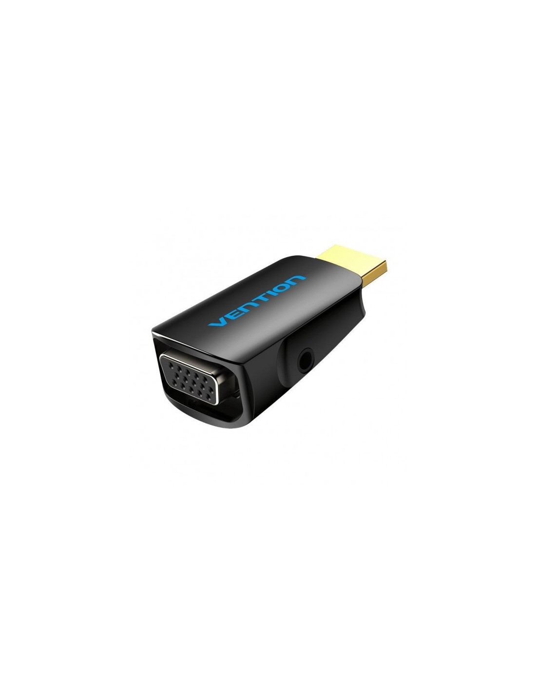 ADAPTADOR CONVERSOR VENTION HDMI/M A VGA/H AUDIO JACK 3.5 BLACK