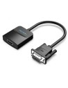 CABLE CONVERSOR VENTION VGA/M - HDMI/H 15CM BLACK