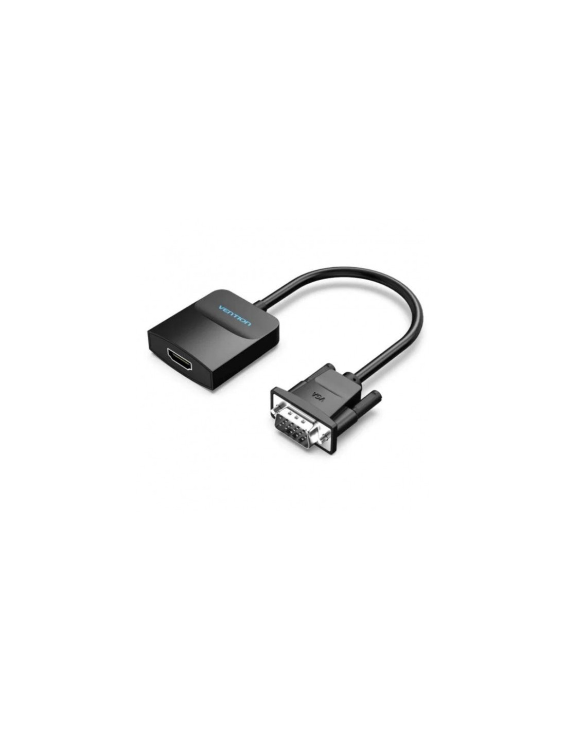 CABLE CONVERSOR VENTION VGA/M - HDMI/H 15CM BLACK