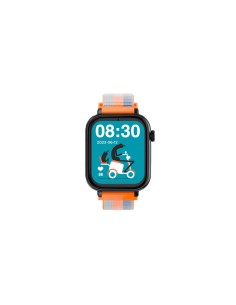 SmartWatch SaveFamily Reloj GPS SaveWatch Plus Negro Correa Tela Acid Orange