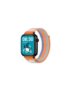 SmartWatch SaveFamily Reloj GPS SaveWatch Plus Negro Correa Tela Acid Orange 2