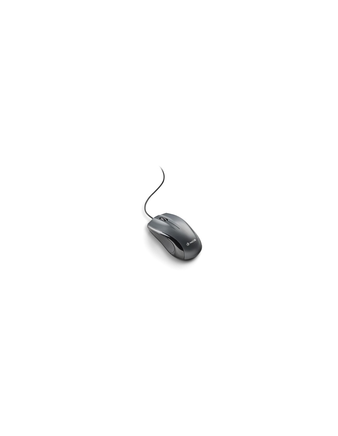 NGS MUSK ratón Universal Ambidextro USB tipo A Laser 1200 DPI