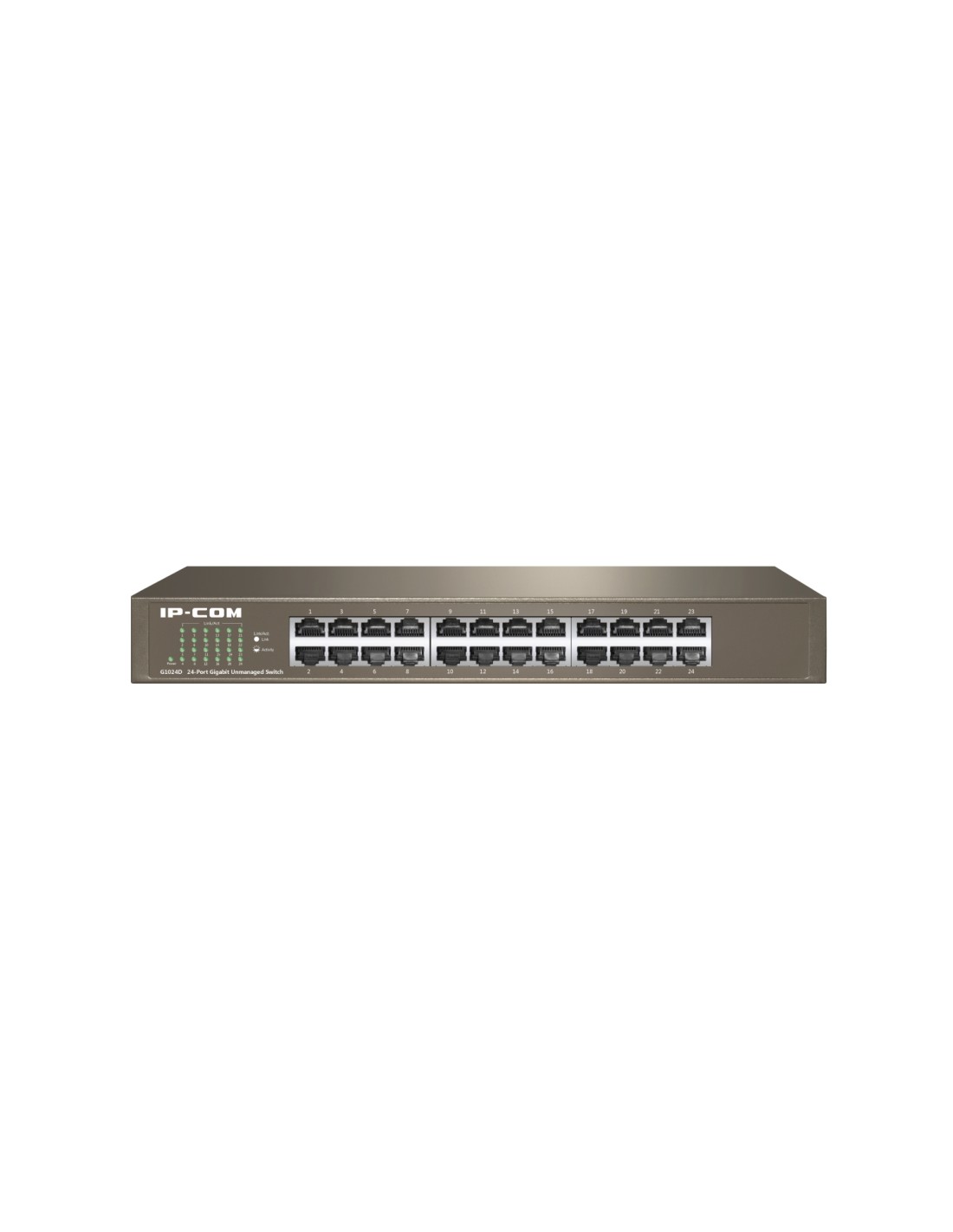 IP-COM Networks G1024D switch No administrado L2 Gigabit Ethernet (10/100/1000) 1U Bronce