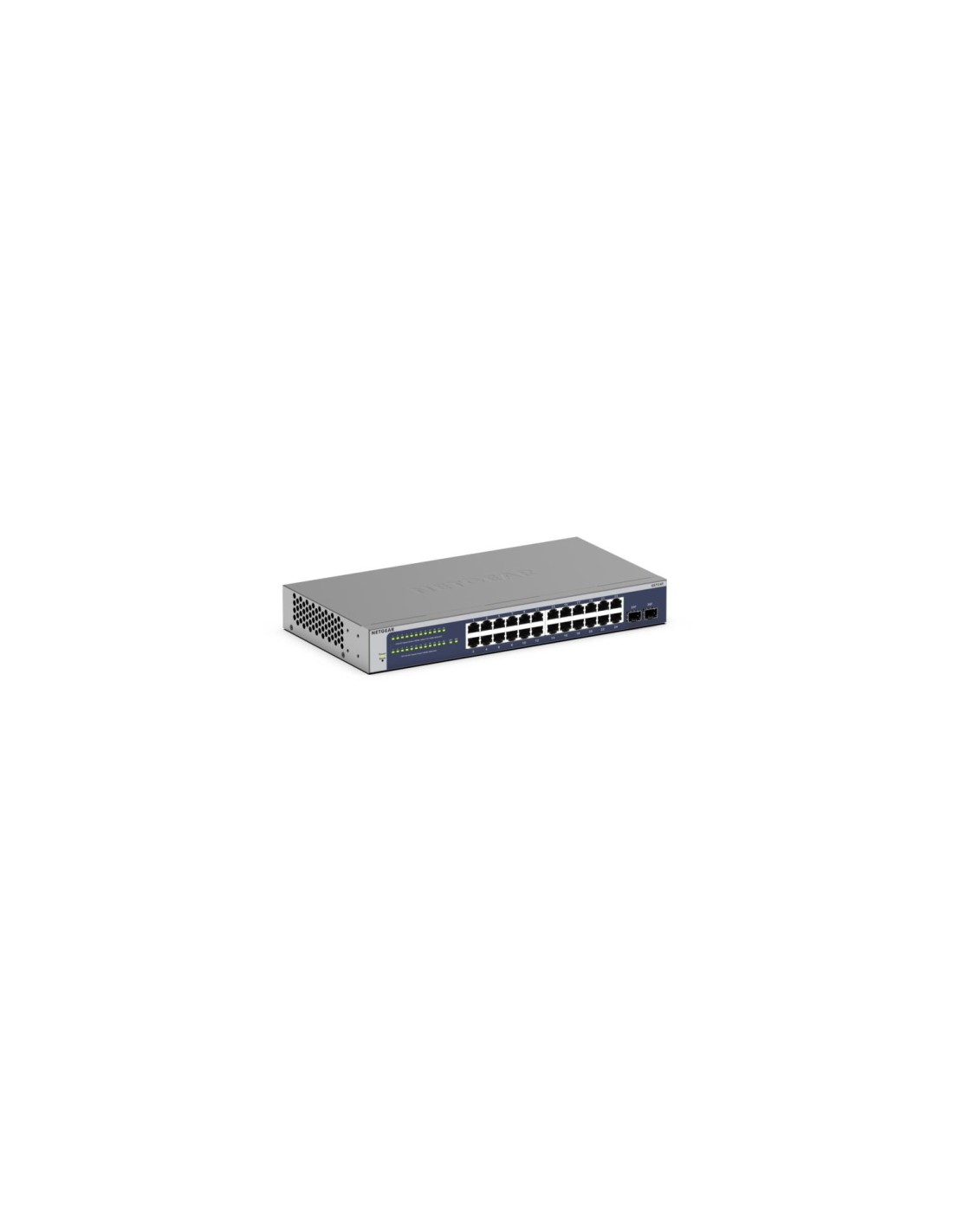 NETGEAR GS724Tv6 Gestionado L2+/L3 Gigabit Ethernet (10/100/1000) 1U Azul, Gris