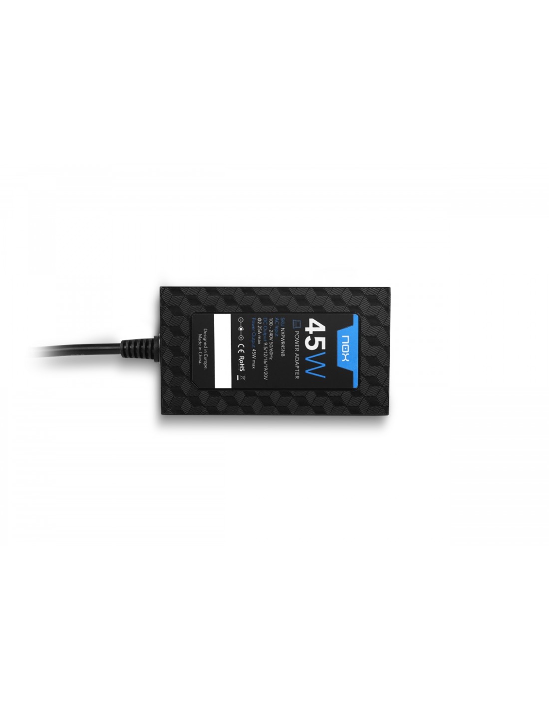 Cargador portatil nox universal 45w negro NXPWR45NB