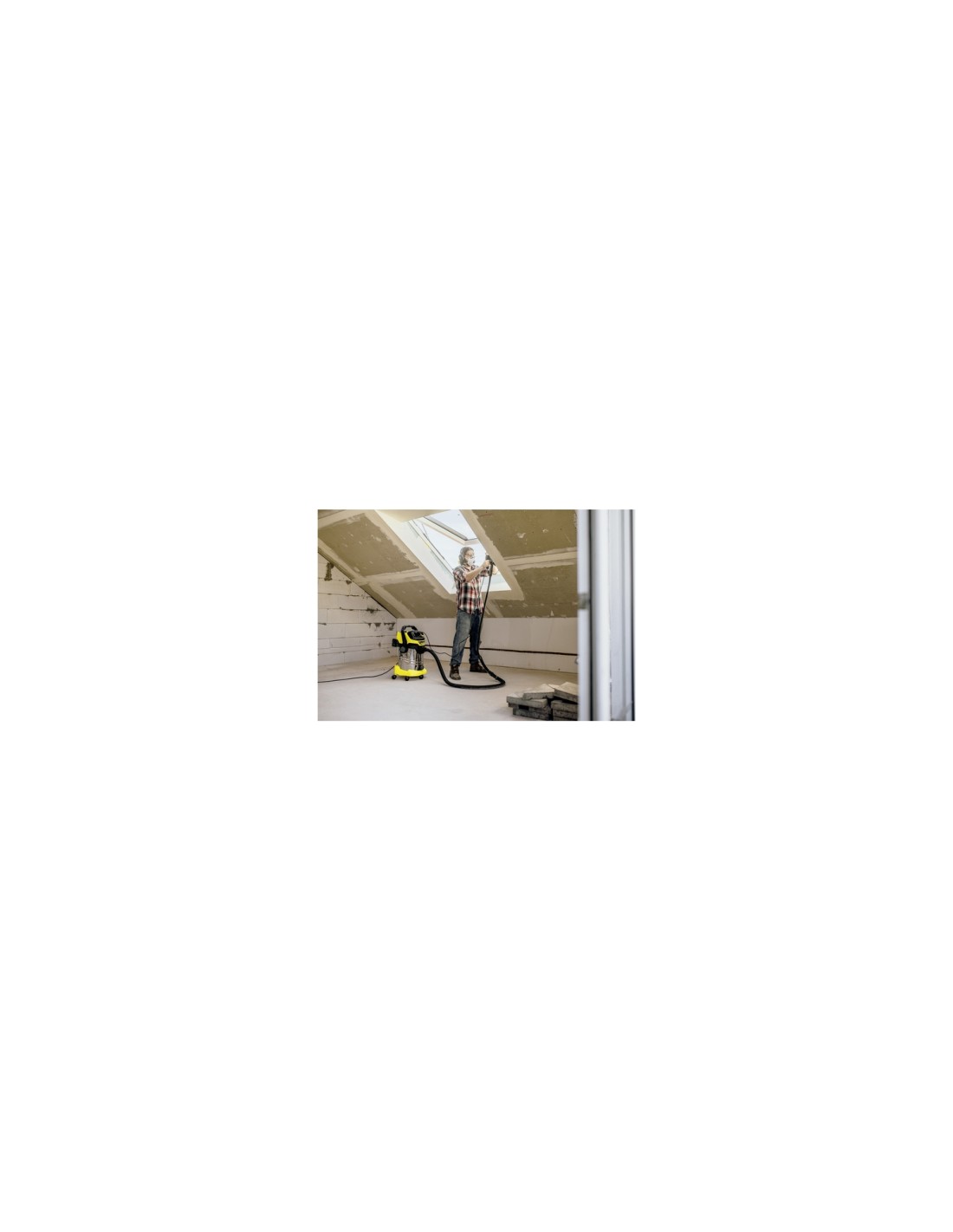 Kärcher WD 6 P S V-30/6/22/T Negro, Acero inoxidable, Amarillo 30 L 1300 W