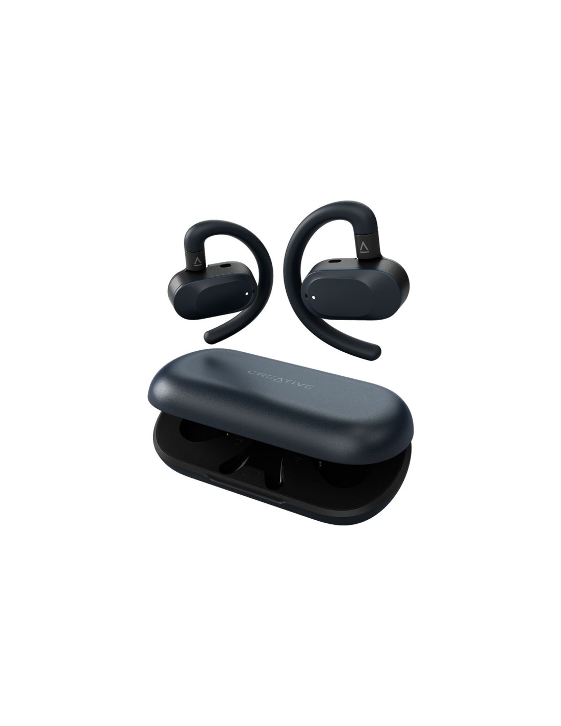 Creative Labs Outlier Go Auriculares Inalámbrico gancho de oreja Llamadas/Música/Deporte/Uso diario USB Tipo C Bluetooth Azul