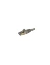 StarTech.com Cable de 1m de Red Ethernet RJ45 Cat6a Blindado STP - Cable sin Enganche Snagless - Gris