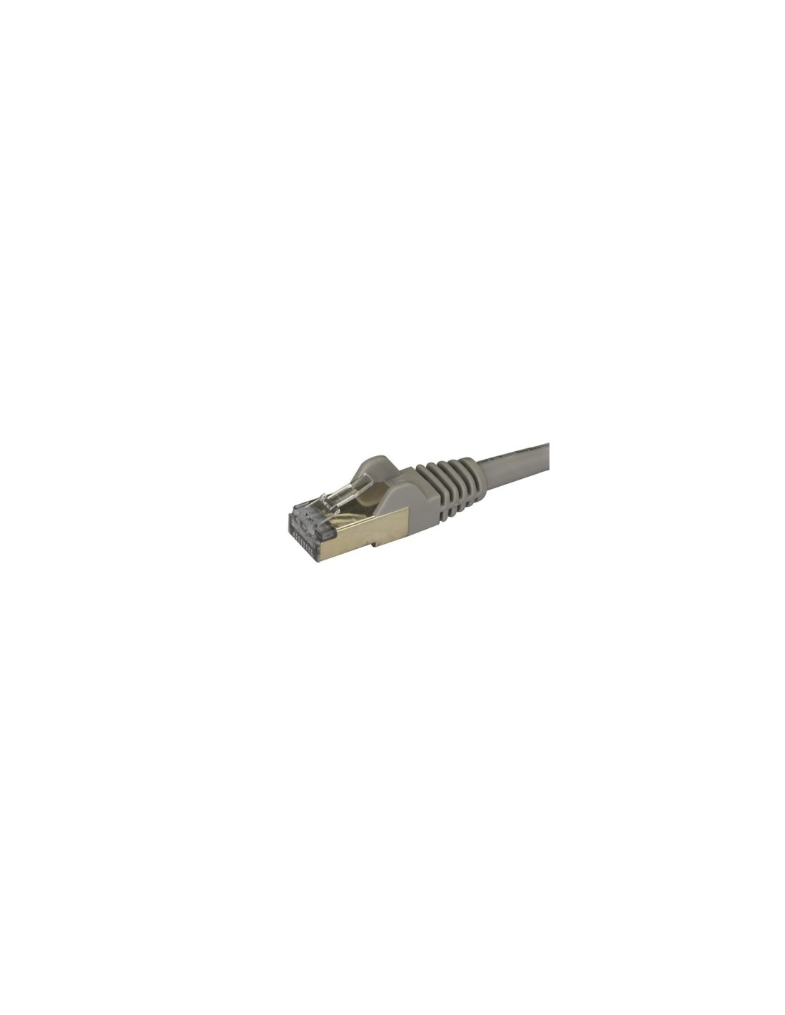 StarTech.com Cable de 1m de Red Ethernet RJ45 Cat6a Blindado STP - Cable sin Enganche Snagless - Gris