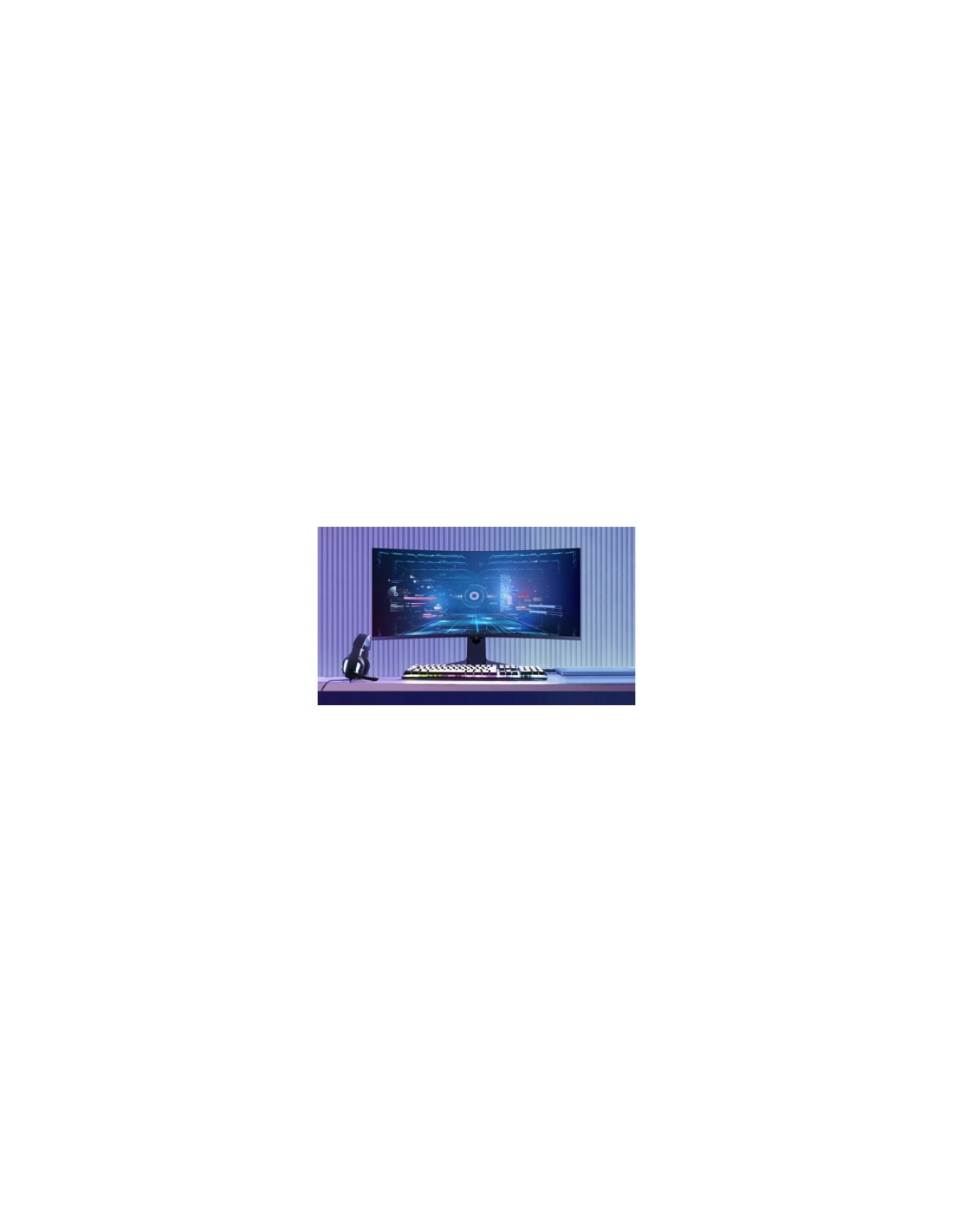 TCL R83 34R83Q pantalla para PC 94 cm (37") 3440 x 1440 Pixeles LED Negro, Blanco