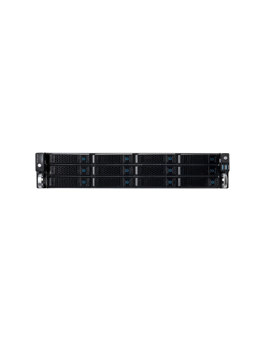 UNYKAch Servidor Rack Hot Swap 2U / 12 BahÍ­as Negro, Plata
