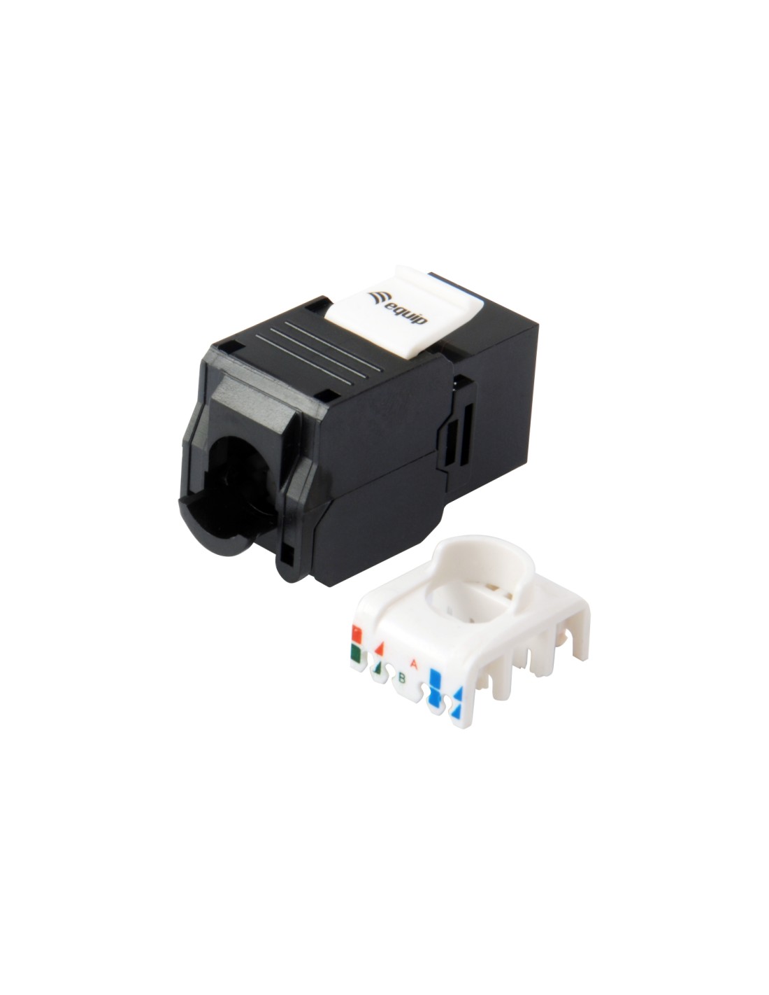 Equip cable gender changer RJ-45, LSA Negro