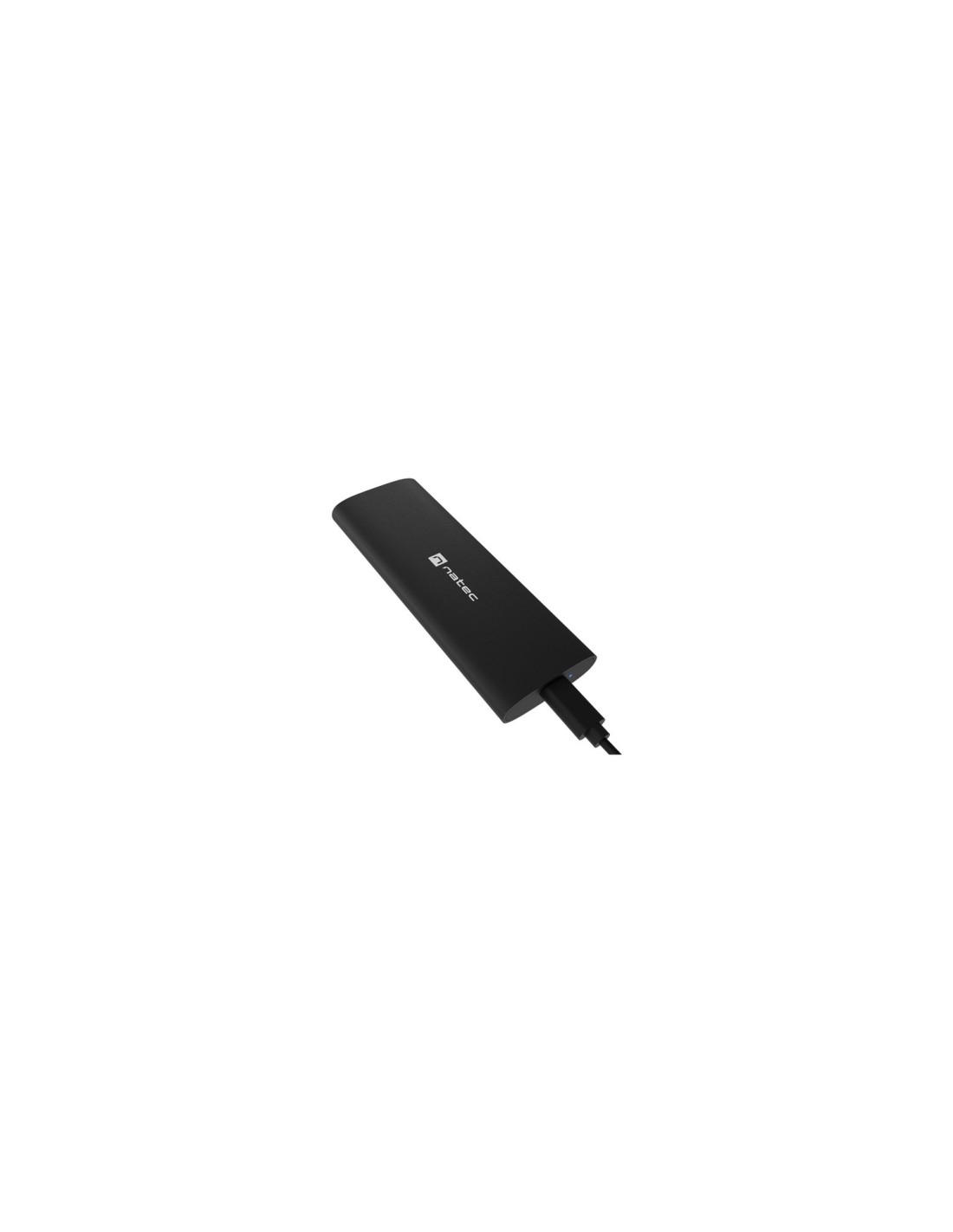 NATEC NKZ-2286 caja para disco duro externo Caja externa para unidad de estado sólido (SSD) Negro M.2