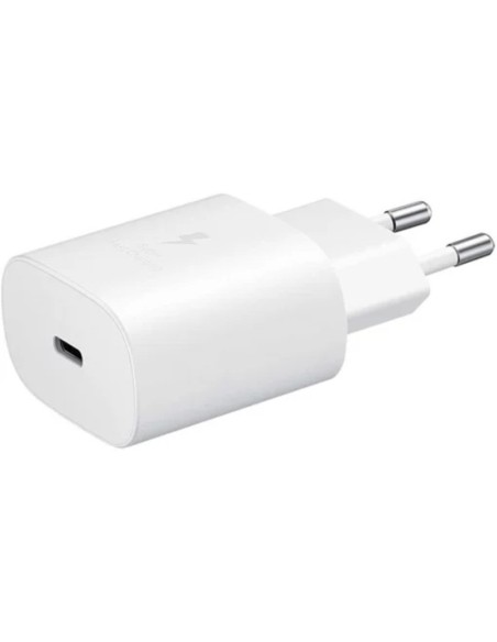 SAMSUNG CARGADOR USB-C 25W BLANCO