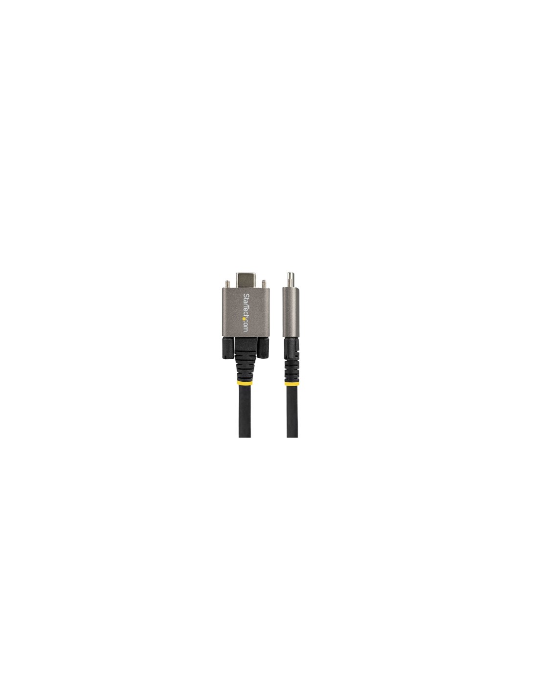StarTech.com Cable 50cm USB-C con Tornillos Laterales de Fijación - 10Gbps - Cable USB Tipo C USB 3.1/3.2 Gen 2 - con Carga por 