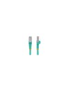 StarTech.com Cable de 5m de Red Ethernet CAT6a - Aguamarina - Low Smoke Zero Halogen (LSZH) - 10GbE - 500MHz - PoE++ de 100W - S