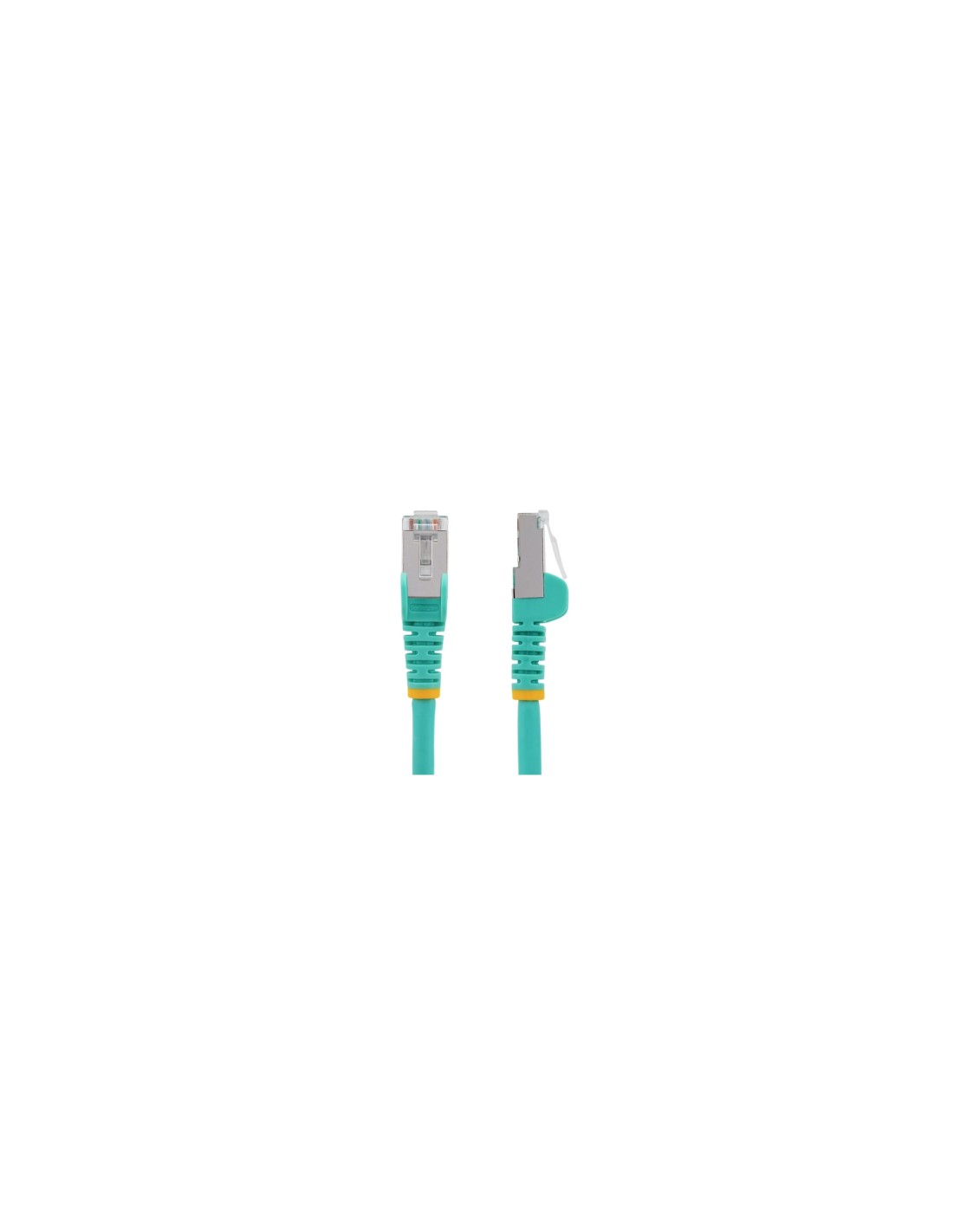 StarTech.com Cable de 5m de Red Ethernet CAT6a - Aguamarina - Low Smoke Zero Halogen (LSZH) - 10GbE - 500MHz - PoE++ de 100W - S