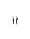 StarTech.com Cable de 7,5m de Red Ethernet CAT6a - Negro - Low Smoke Zero Halogen (LSZH) - 10GbE - 500MHz - PoE++ de 100W - Snag