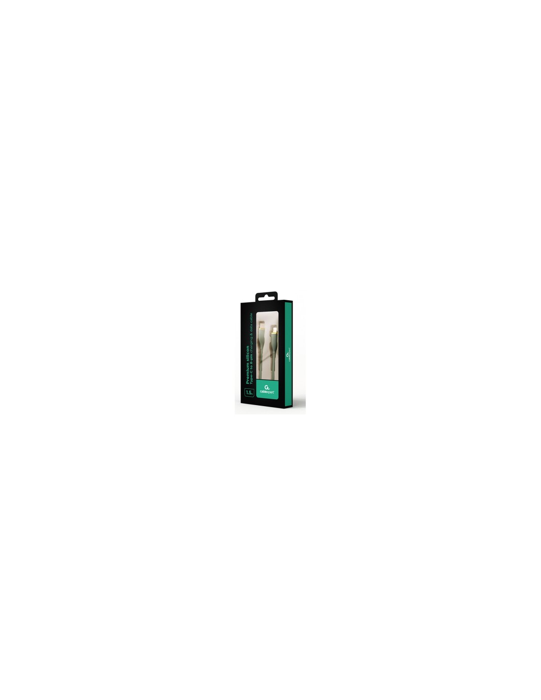 Gembird CC-USB2S-CM8PM-1.5M-G cable de conector Lightning 1,5 m Verde