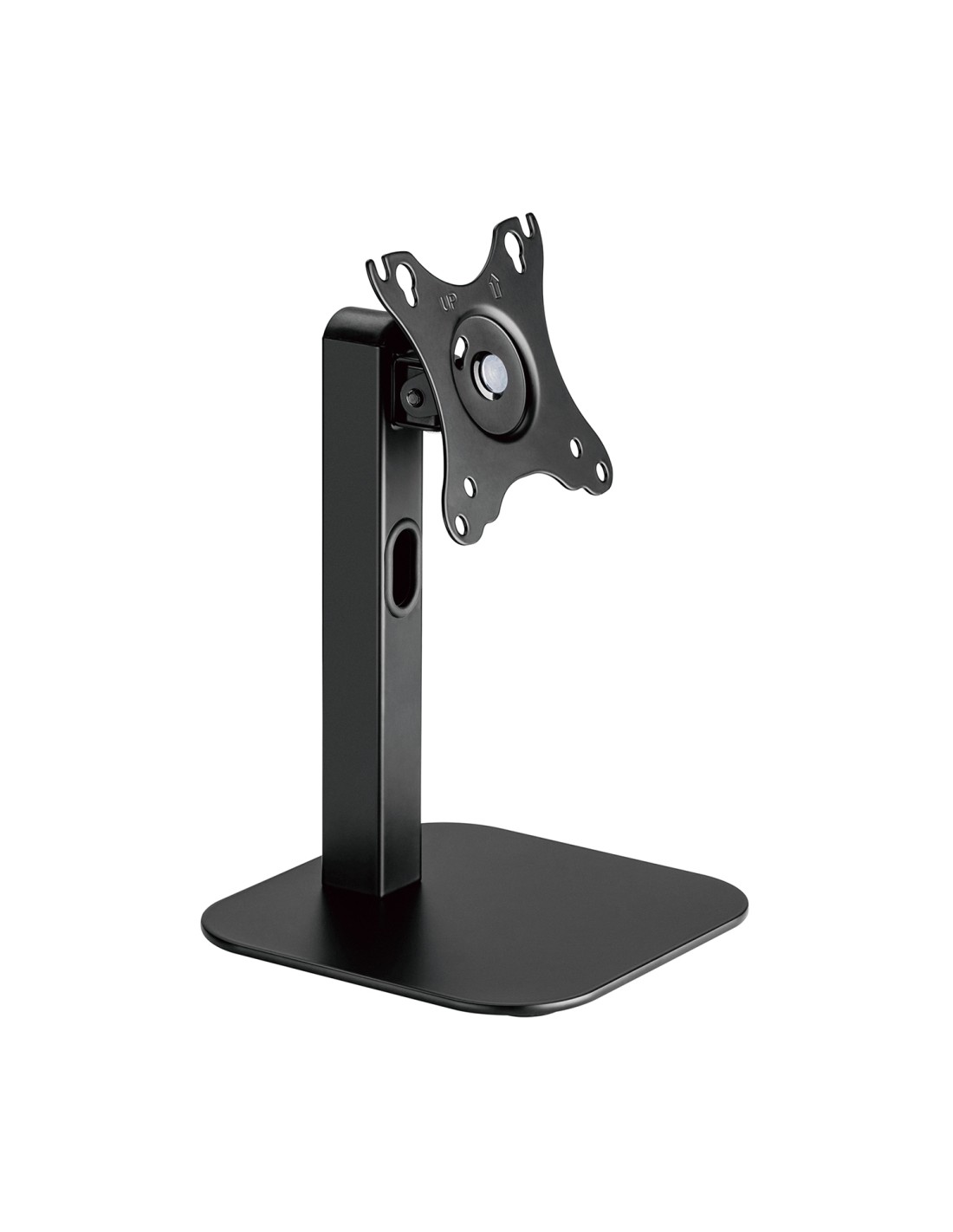AISENS Soporte de Mesa Eco Giratorio e Inclinable Para Monitor/POS 2.5kg de 10"-24", Negro