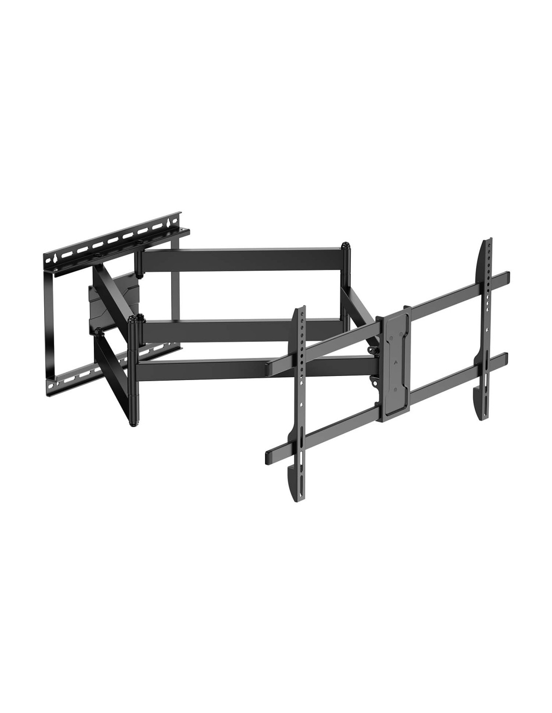 AISENS Soporte Eco Giratorio, Inclinable y Nivelable para Monitor/TV 60kg de 43"-90", Negro