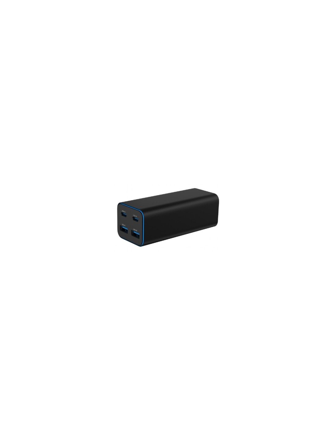 Gembird TA-UC-2A2C-PD100-01-BK cargador de dispositivo móvil Portátil, Smartphone Negro Corriente alterna Carga rápida Interior