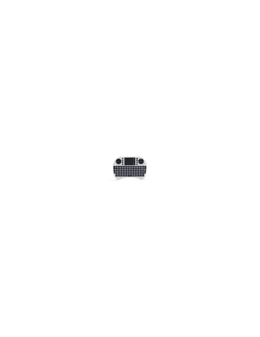 MINI TECLADO INALAMBRICO WIRELESS 2.4GHZ PHOENIX TOUCHPAD MULTIMEDIA  SMART TV / TVBOX / ANDROID TV / COLOR BLANCO Y NEGRO PHTAL