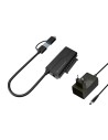 Conceptronic ABBY21B cambiador de género para cable USB Type-A SATA 22-pin Negro
