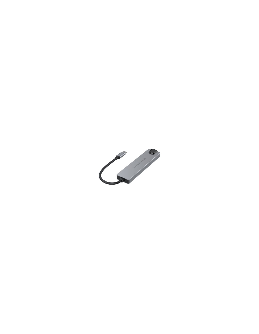 Conceptronic DONN29G base para portátil y replicador de puertos Alámbrico USB 3.2 Gen 2 (3.1 Gen 2) Type-C Gris