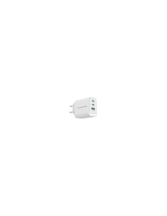 Conceptronic ALTHEA21W65 cargador de dispositivo móvil Universal Blanco Corriente alterna Carga rápida Interior 2