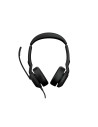 Jabra Evolve2 50 Auriculares Alámbrico Diadema Oficina/Centro de llamadas USB Type-C / USB Type-A Bluetooth Negro