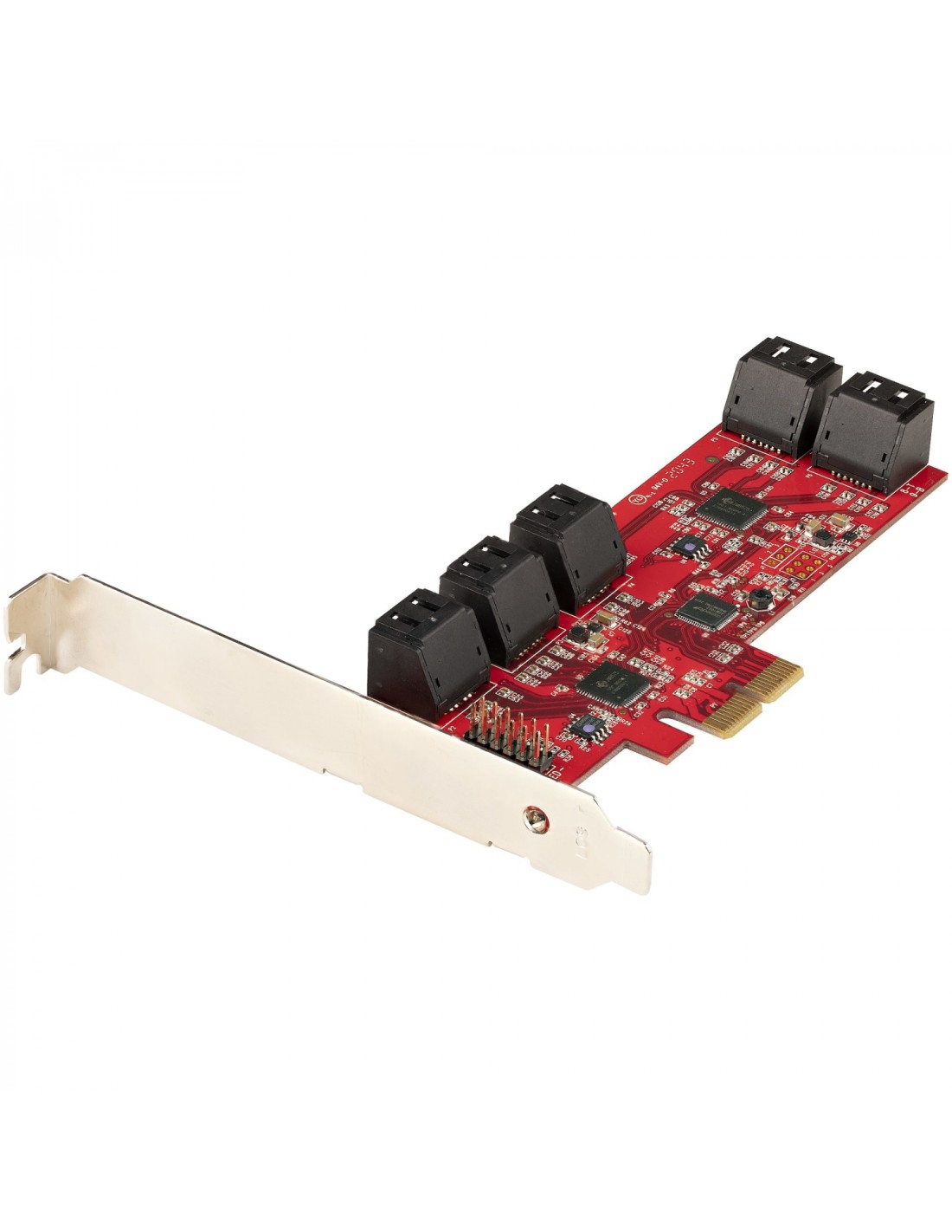 StarTech.com Tarjeta PCIe Controladora SATA de 10 Puertos - Tarjeta de Expansión PCI Express SATA - 6Gbps - Perfil Bajo/Completo