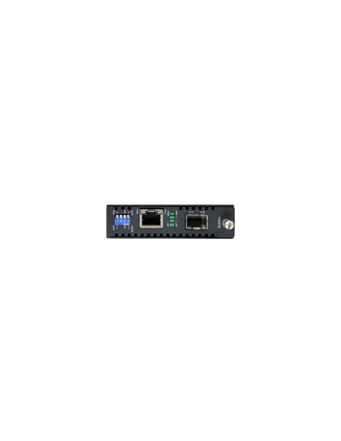 StarTech.com Conversor de Medios Gigabit Ethernet UTP RJ45 a Fibra con una Ranura SFP Disponible