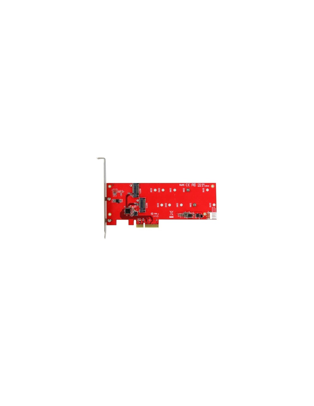 StarTech.com Tarjeta Controladora M.2 PCI Express para 2 SSD