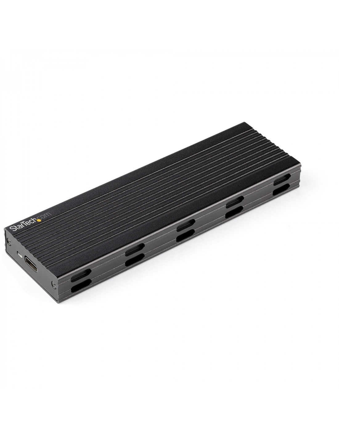 StarTech.com Caja Externa USB-C de 10Gbps a NVMe M.2 or SSD SATA M.2 - Carcasa de Aluminio Portátil para SSD NGFF M.2 PCIe/SATA 