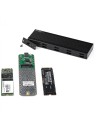 StarTech.com Caja Externa USB-C de 10Gbps a NVMe M.2 or SSD SATA M.2 - Carcasa de Aluminio Portátil para SSD NGFF M.2 PCIe/SATA 