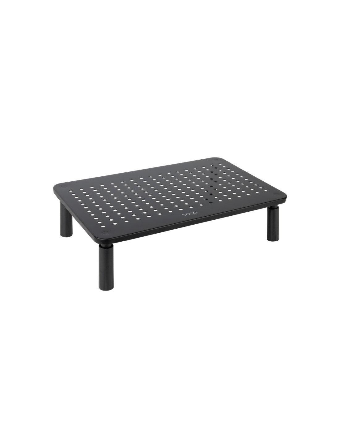 TooQ Soporte Elevador Multiusos para Monitor/Portátil, Negro